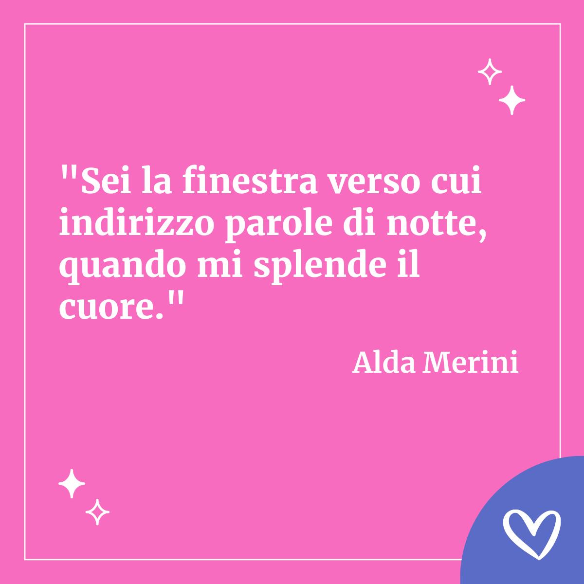 Frase buonanotte Alda Merini