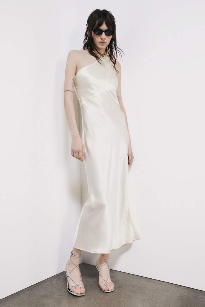 abito sposa monospalla