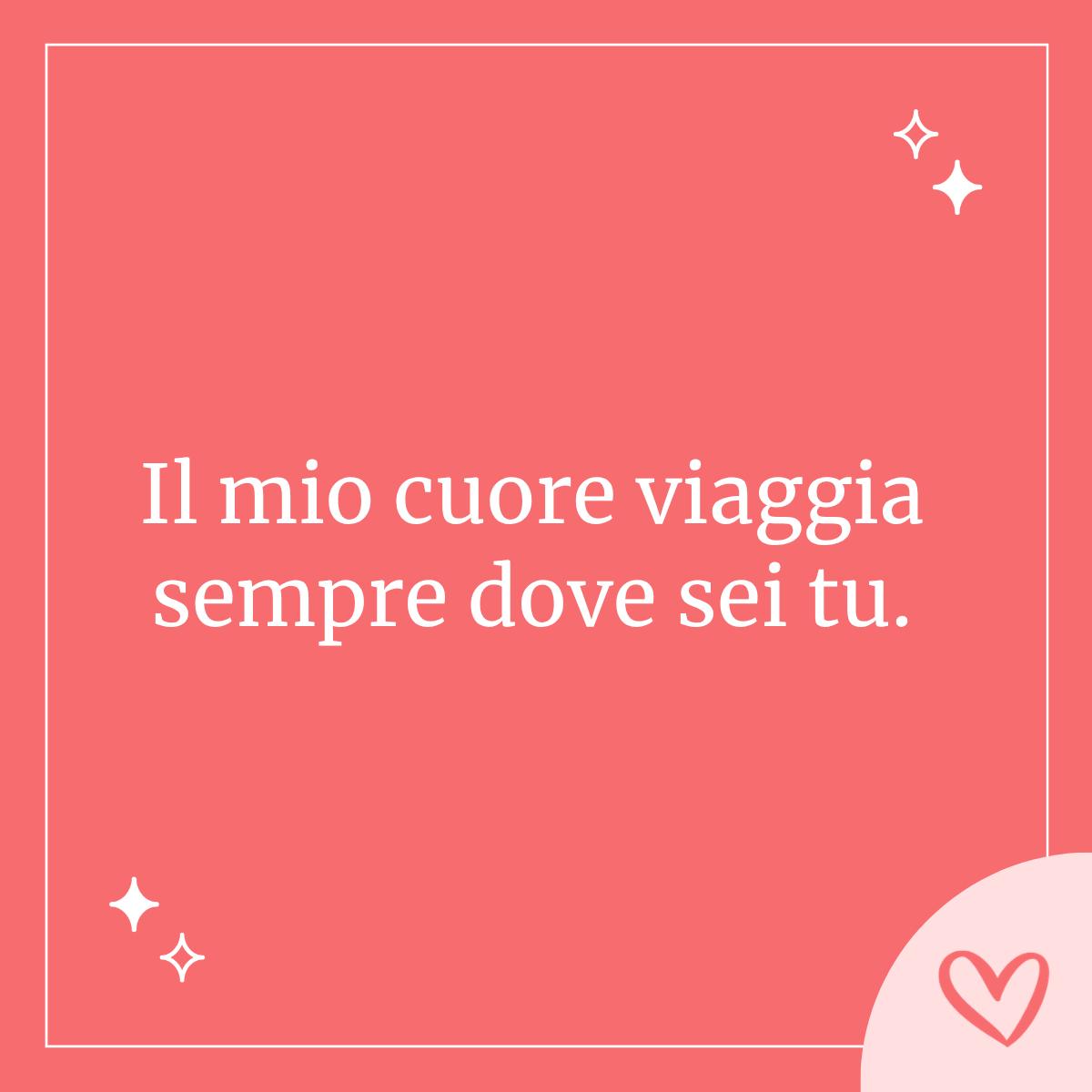 frase per amore a distanza