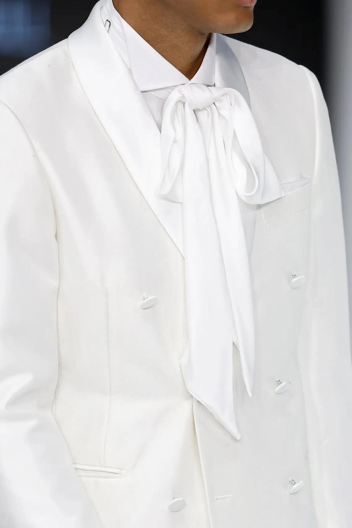 abit da sposo bianco