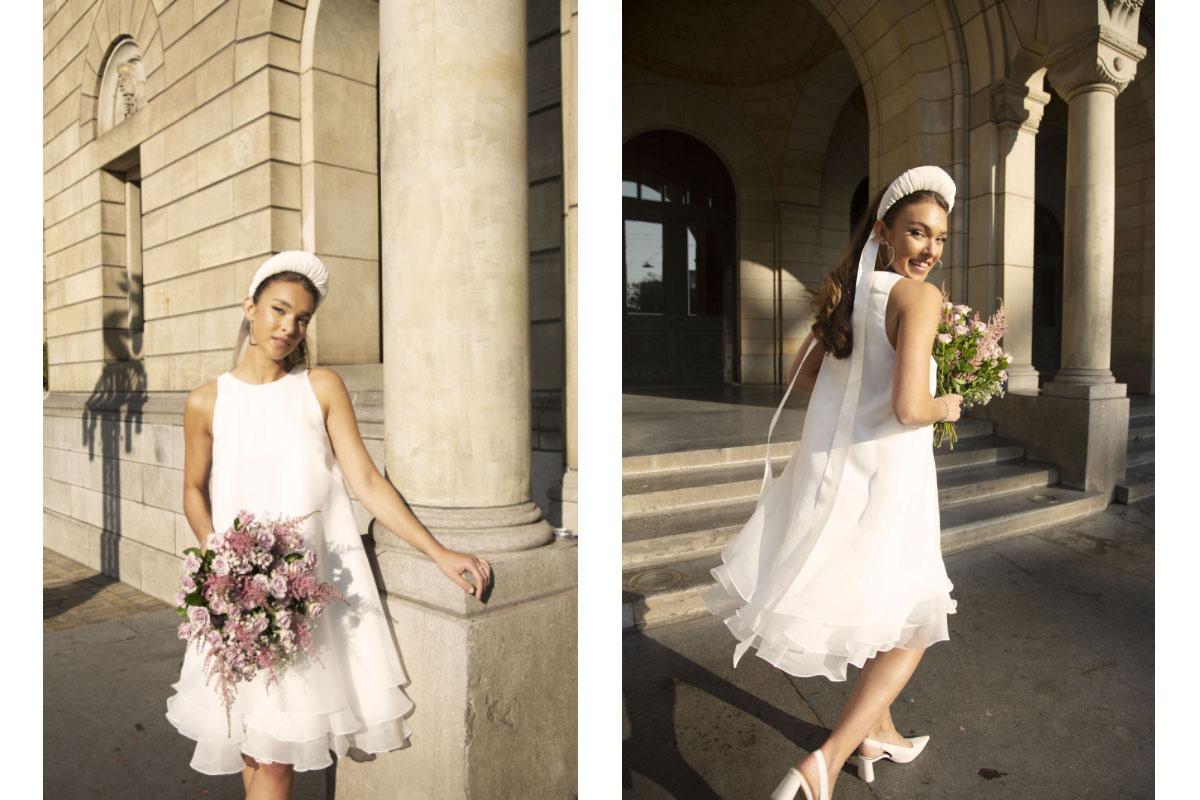 abiti da sposa corti
