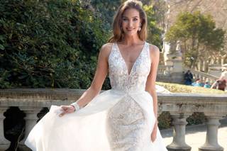 abito da sposa dual dress con gonna rimovibile