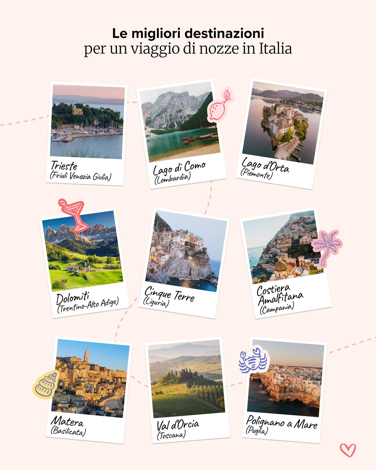 viaggi di nozze in Italia