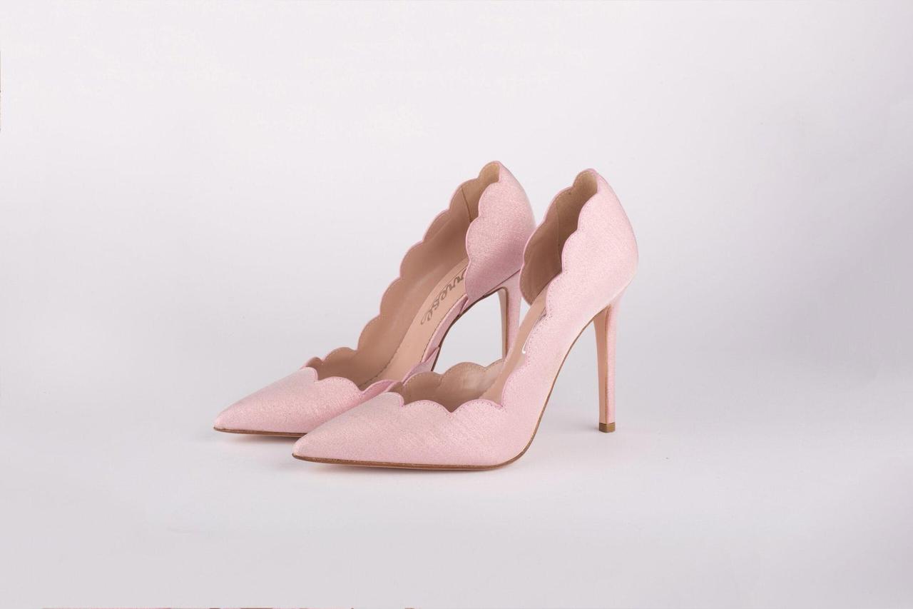 scarpe per matrimonio invitata décolleté rosa con tacco alto