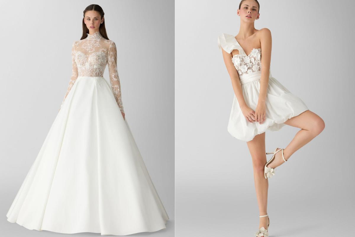 abito da sposa lungo o corto