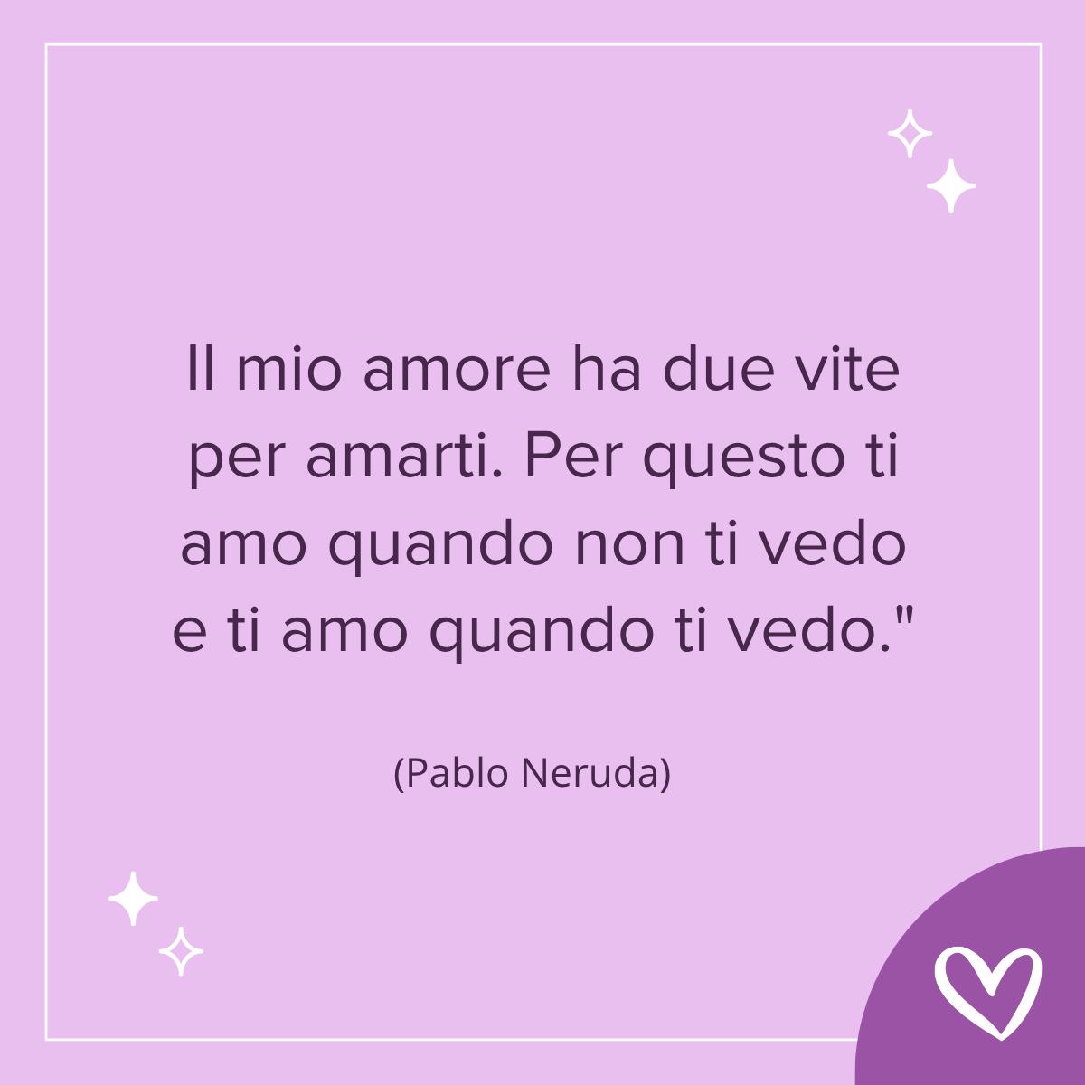frasi d'amore Pablo Neruda