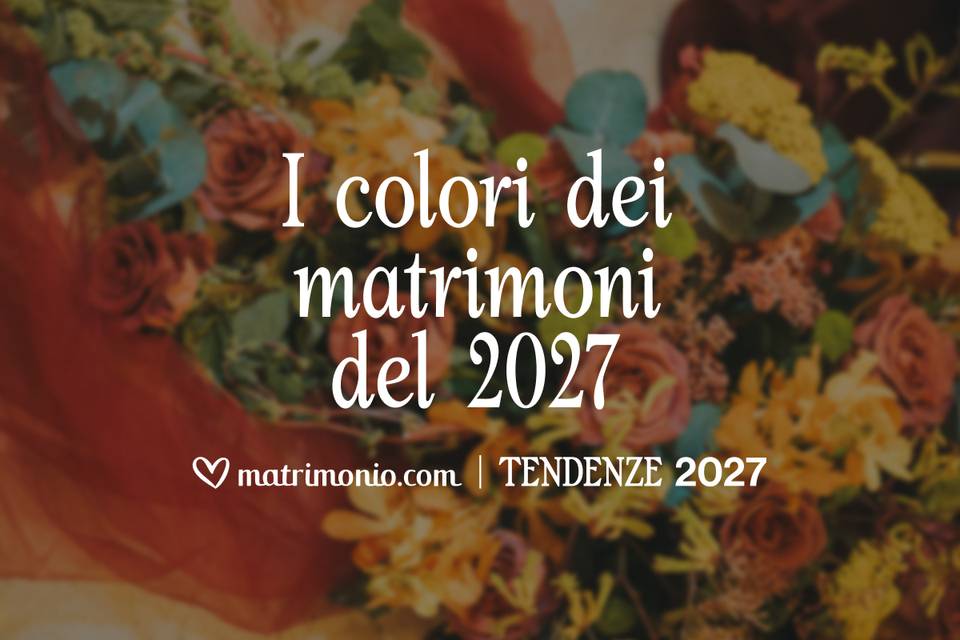 Colori matrimonio 2027: palette con colori neutri e vibranti