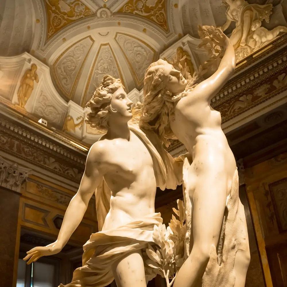 Apollo e Dafne-opere romantiche storia dell'arte