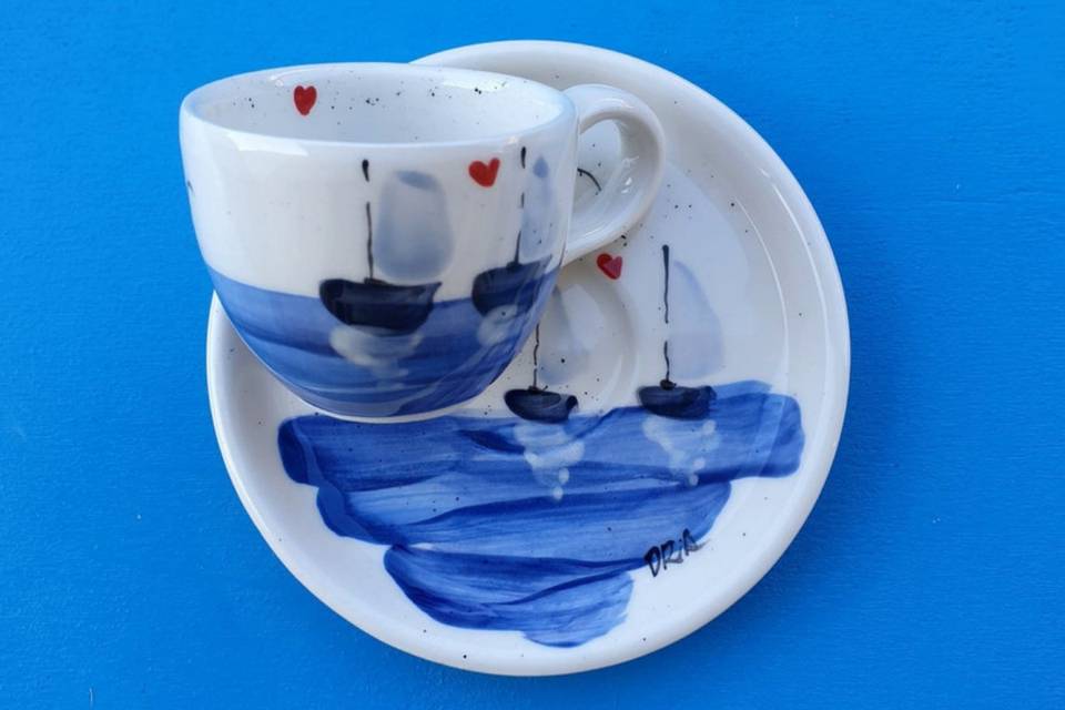 forma di pallacanestro porcellana tazza di caffè tazza di ceramica