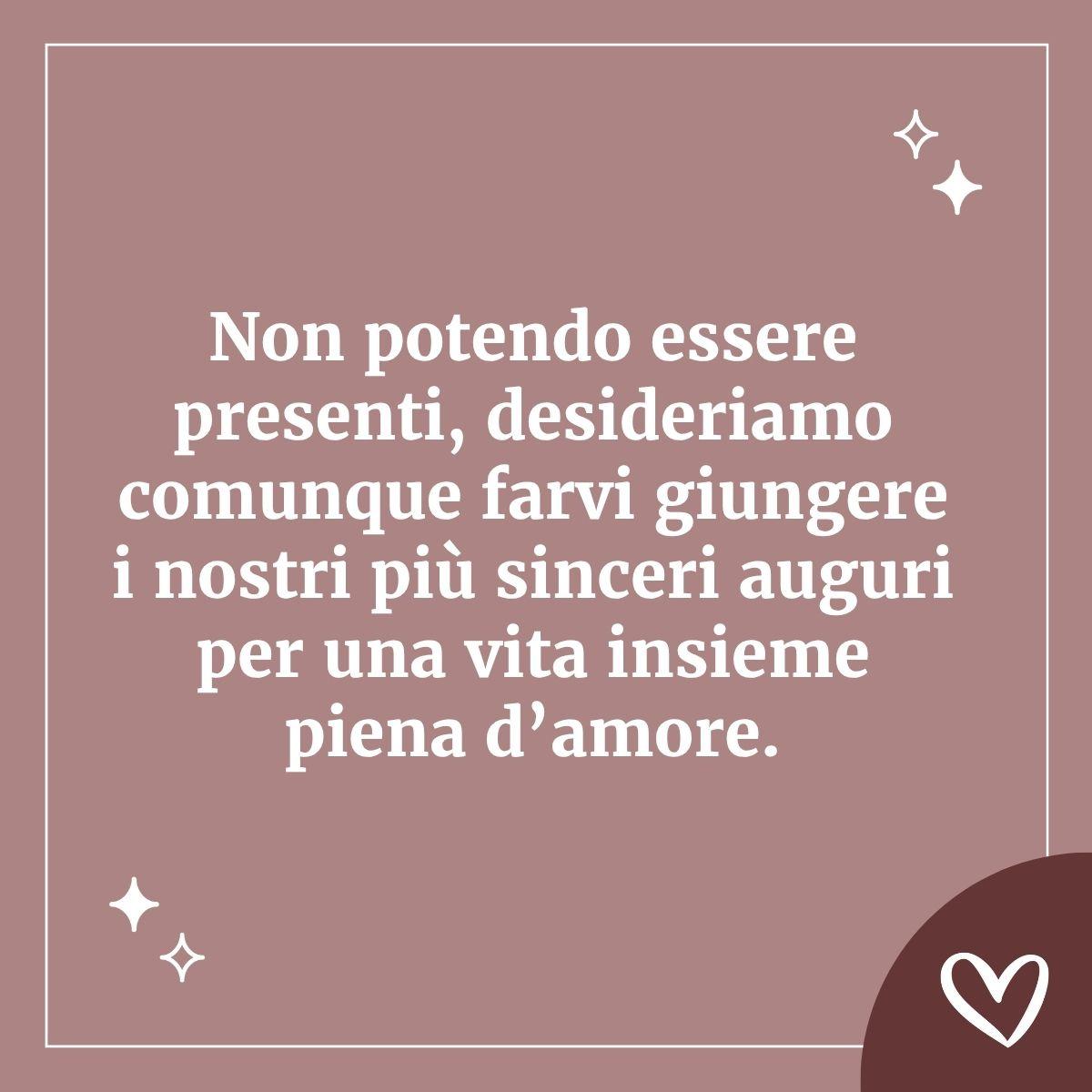 frase per rifiutare invito matrimonio