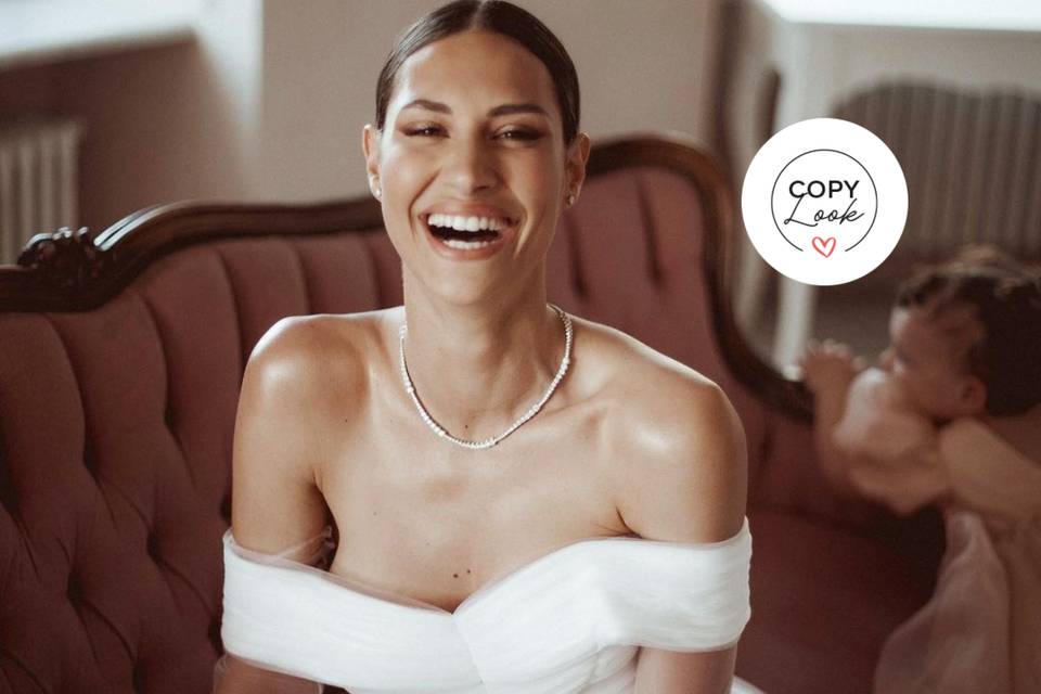 Look da sposa Beatrice Valli la semplicit glamour sempre di moda