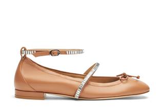 scarpe da sposa basse mocha mousse ballerina