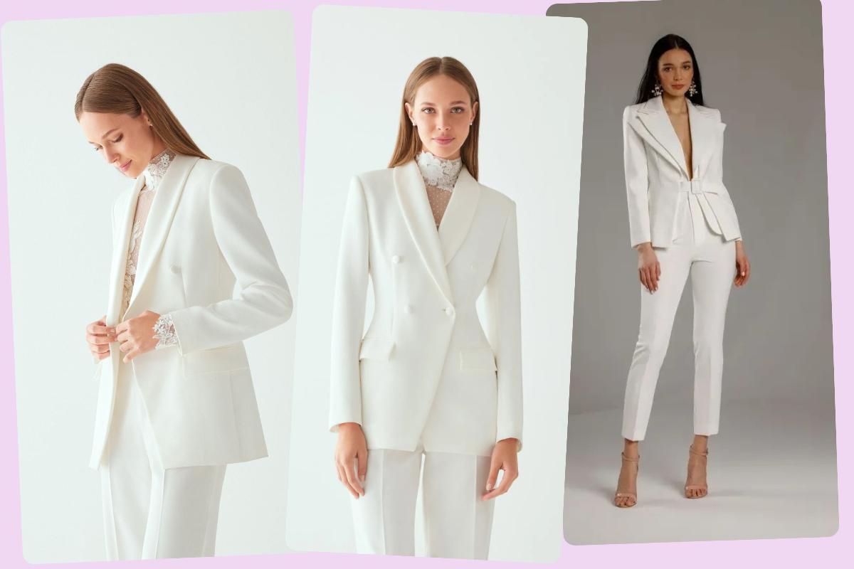 tailleur sposa in stile Dua Lipa