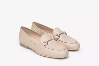 scarpe per matrimonio invitata mocassino avorio