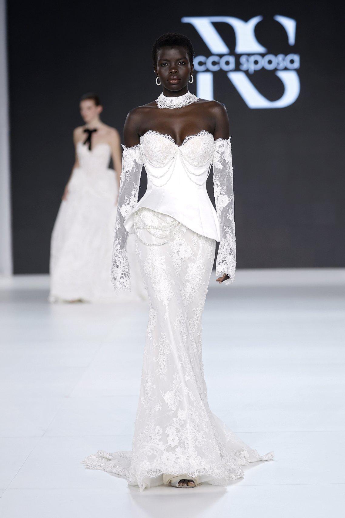 abito da sposa romantico