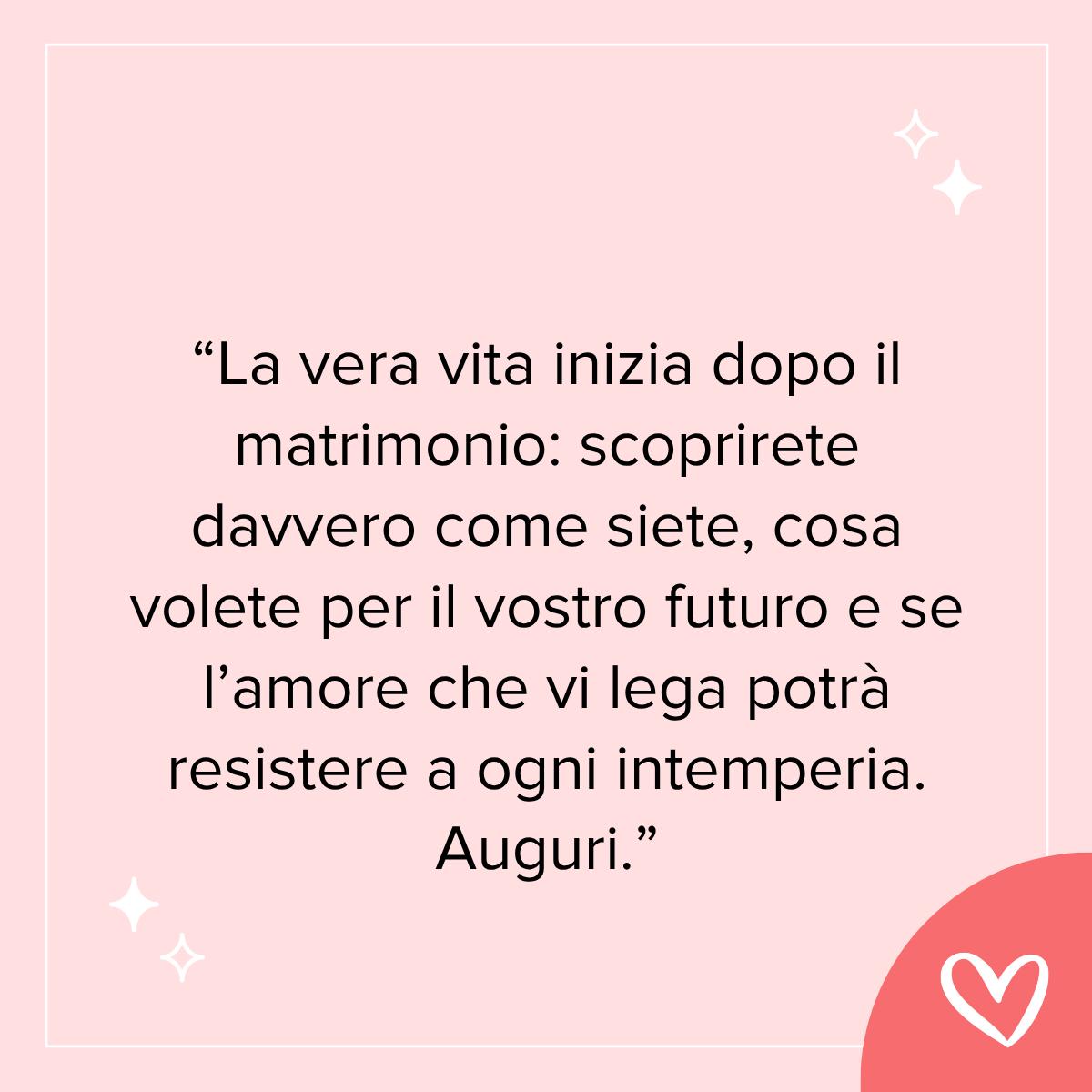 frase per auguri matrimonio religioso