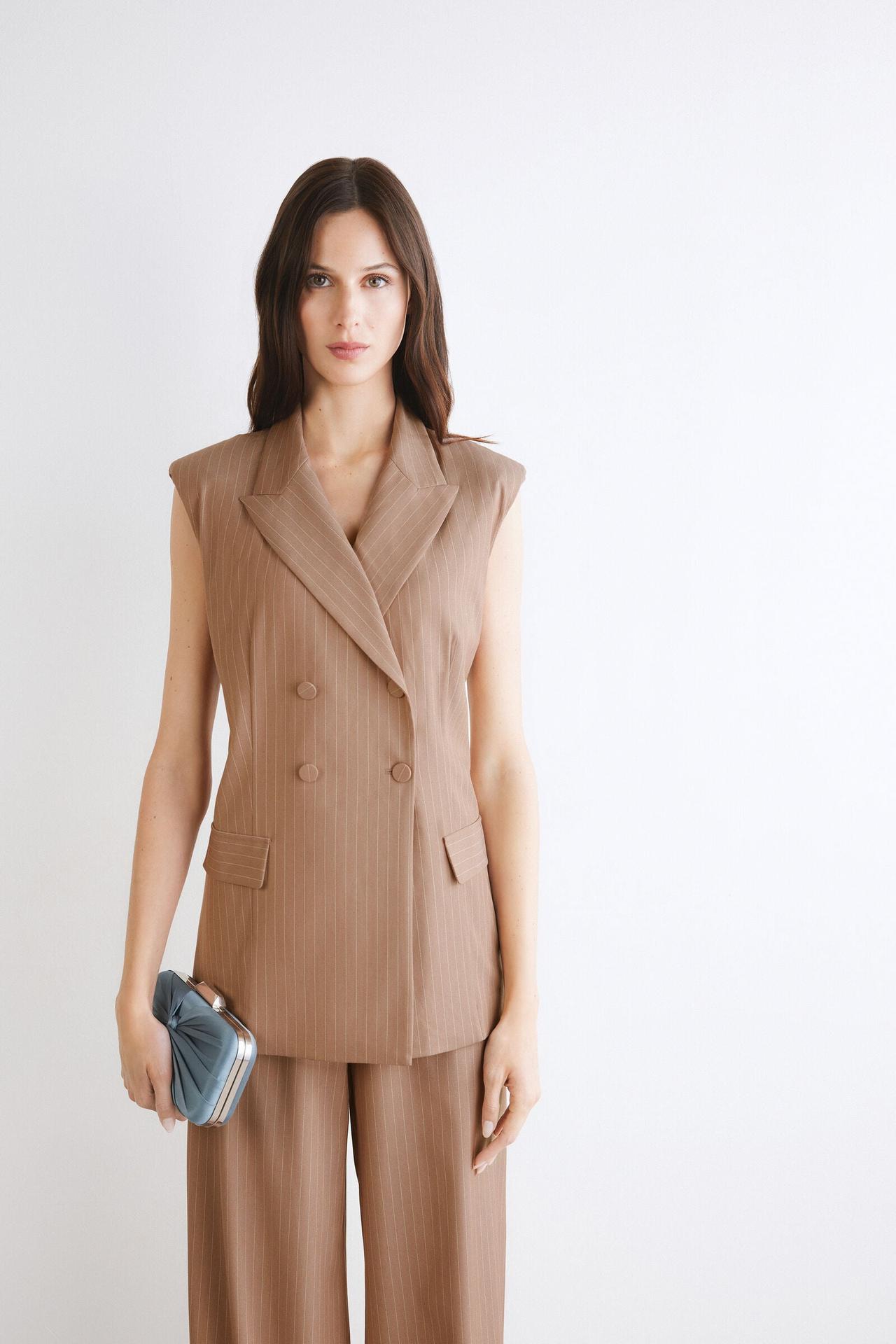 completo sorella sposa gilet e pantalone