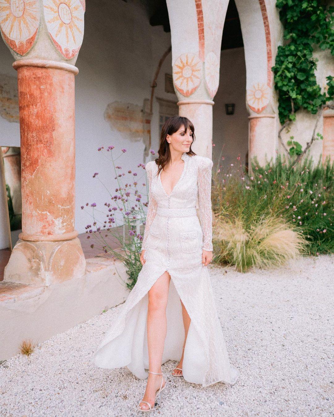 secondo abito da sposa di Carlotta Rubaltelli