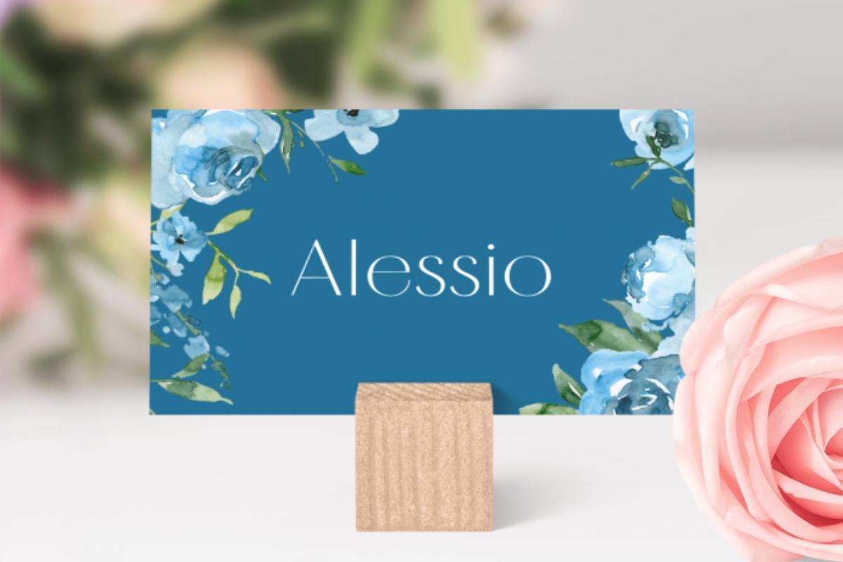 I segnaposto degli invitati al matrimonio