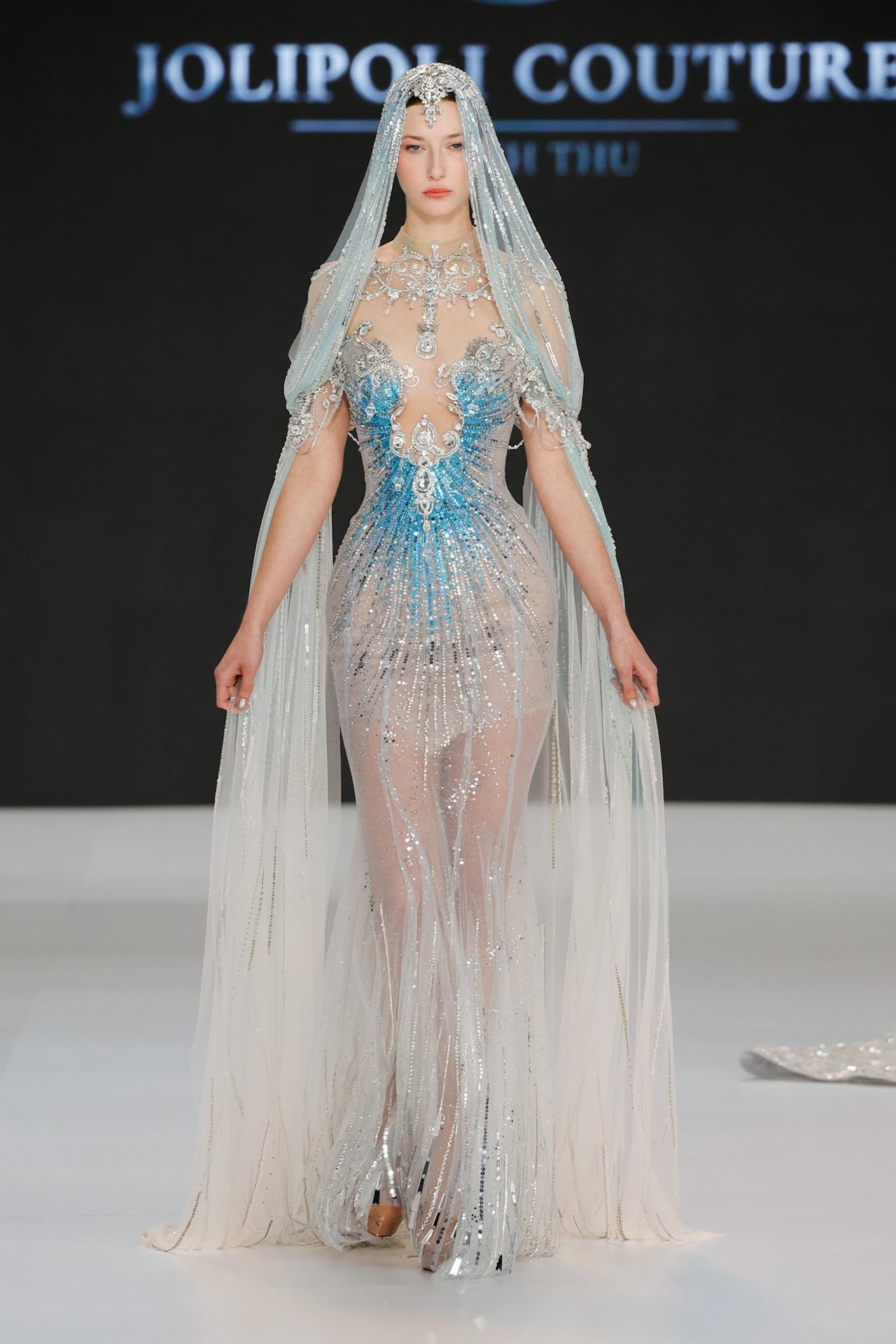 Abito da sposa alternativo sirena