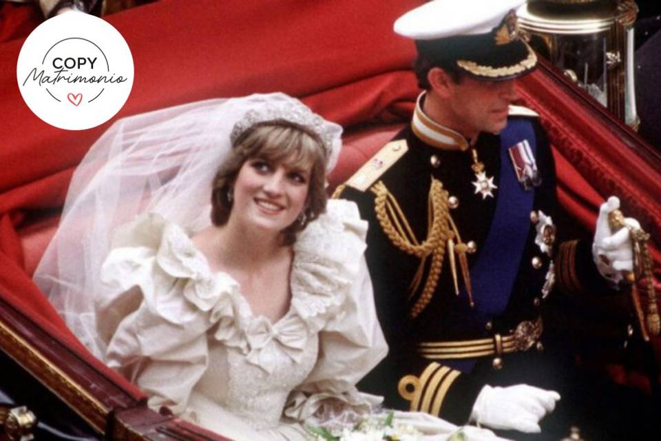 40 anni dopo, il matrimonio di Lady D e Carlo d'Inghilterra ispira ancora il mondo!