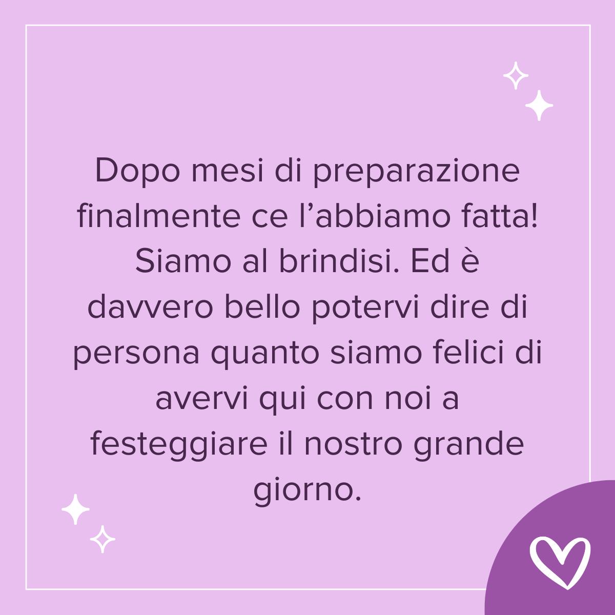 frasi ringraziamento invitati
