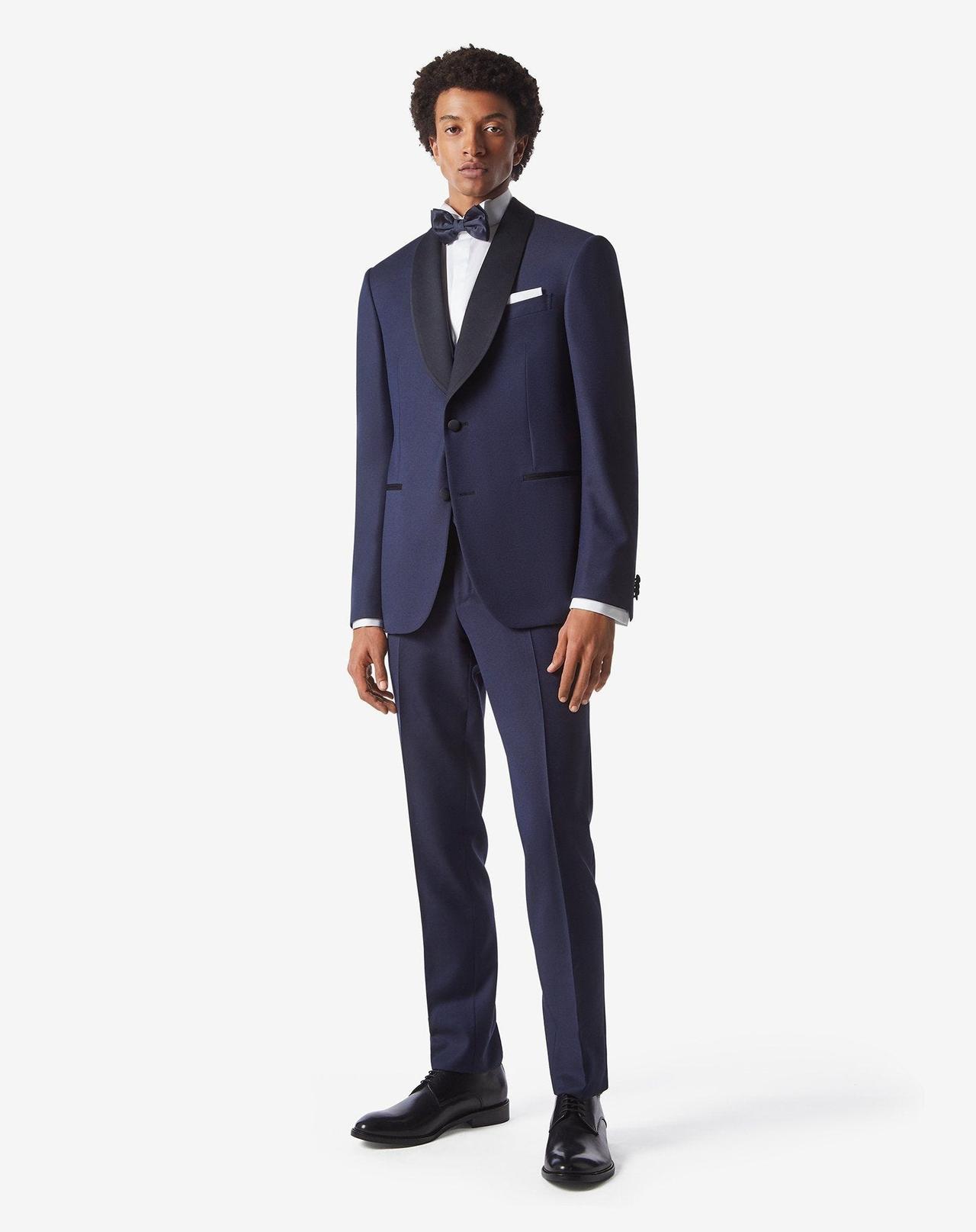 abito uomo da cerimonia vestito per lo sposo blu notte