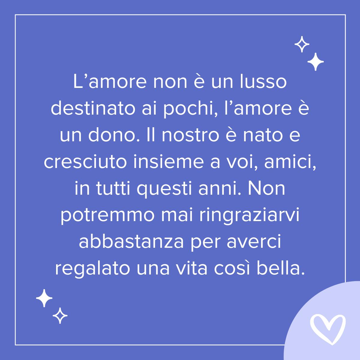frasi invitati matrimonio sentimentali