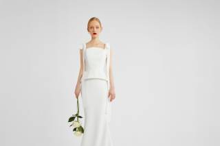 Abito da sposa seconde nozze due pezzi
