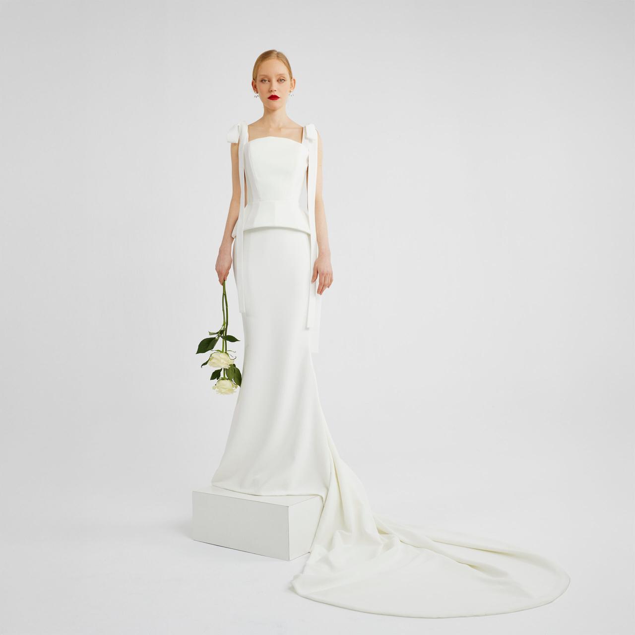 Abito da sposa seconde nozze due pezzi
