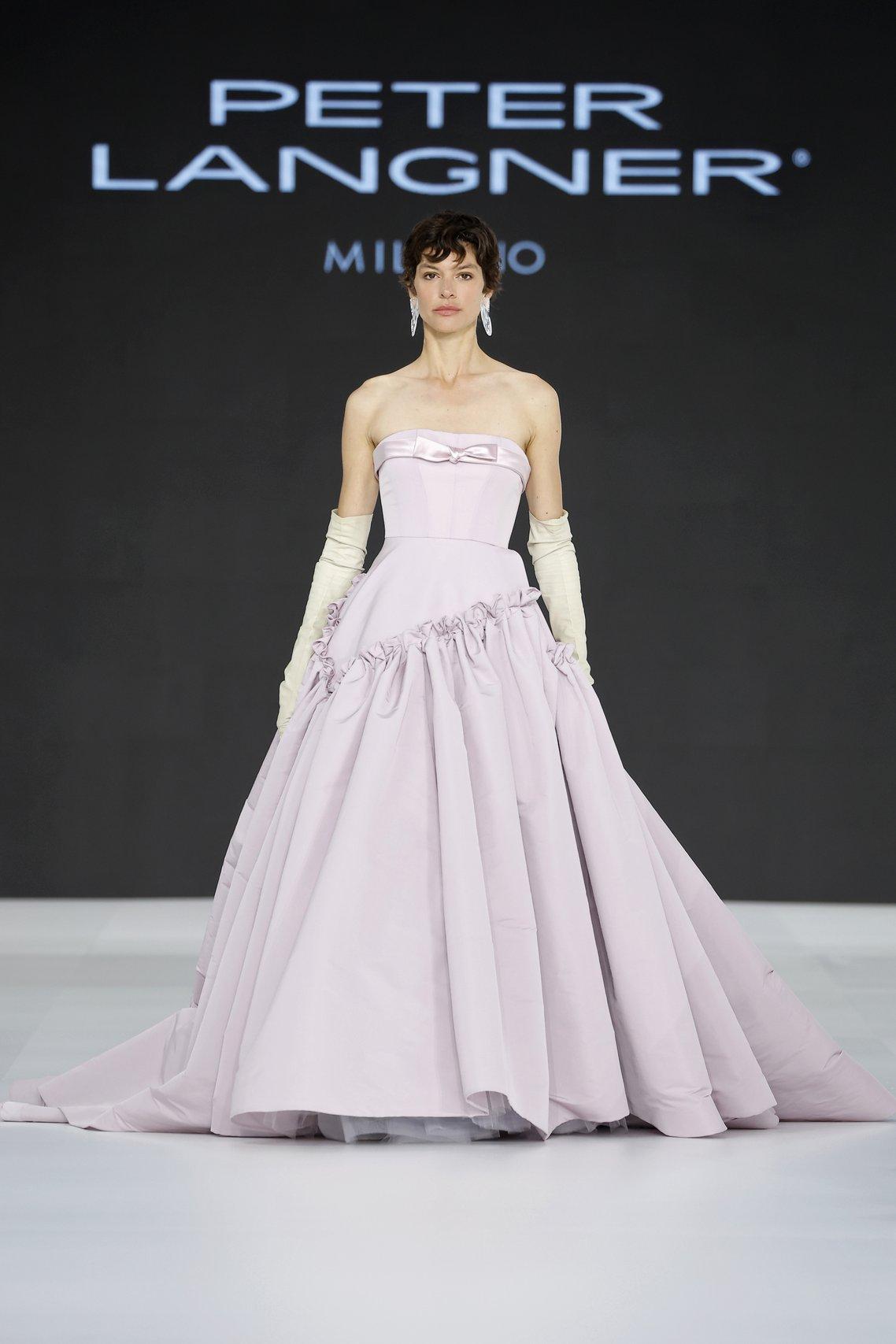 abito da sposa lilla