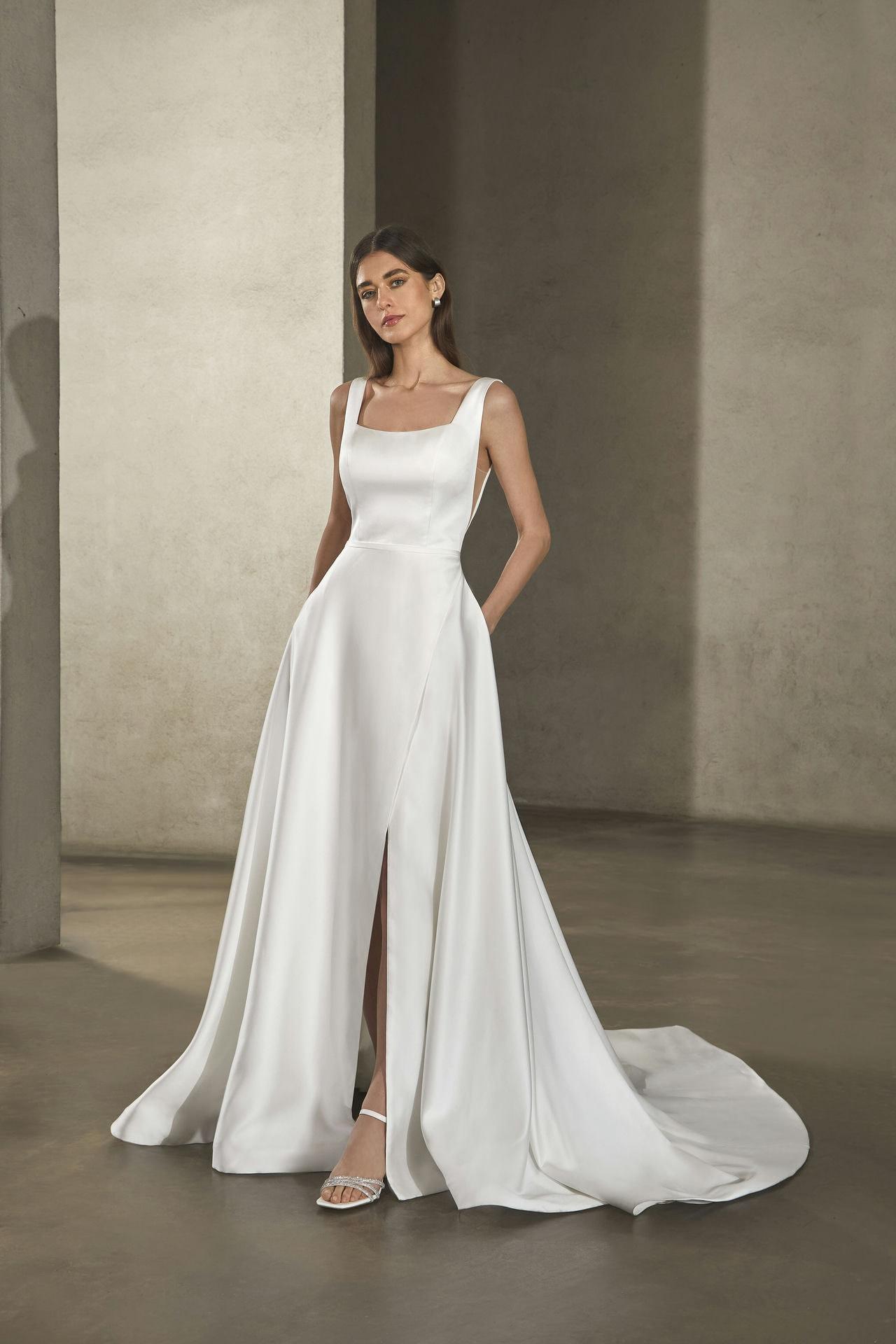 Abito da sposa seconde nozze minimal