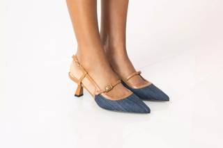 scarpe per matrimonio invitata slingback in keans e pelle