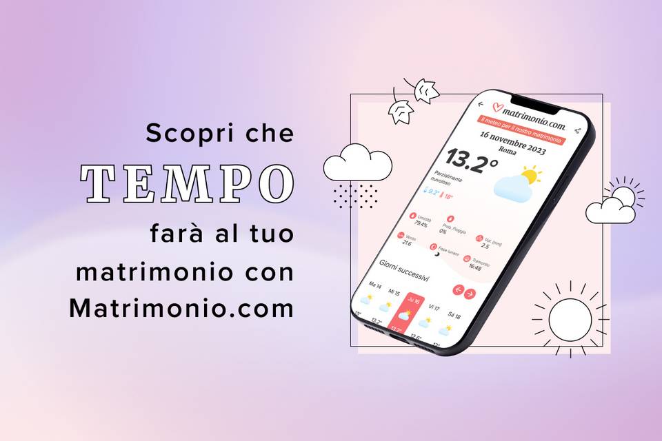 app meteo matrimonio