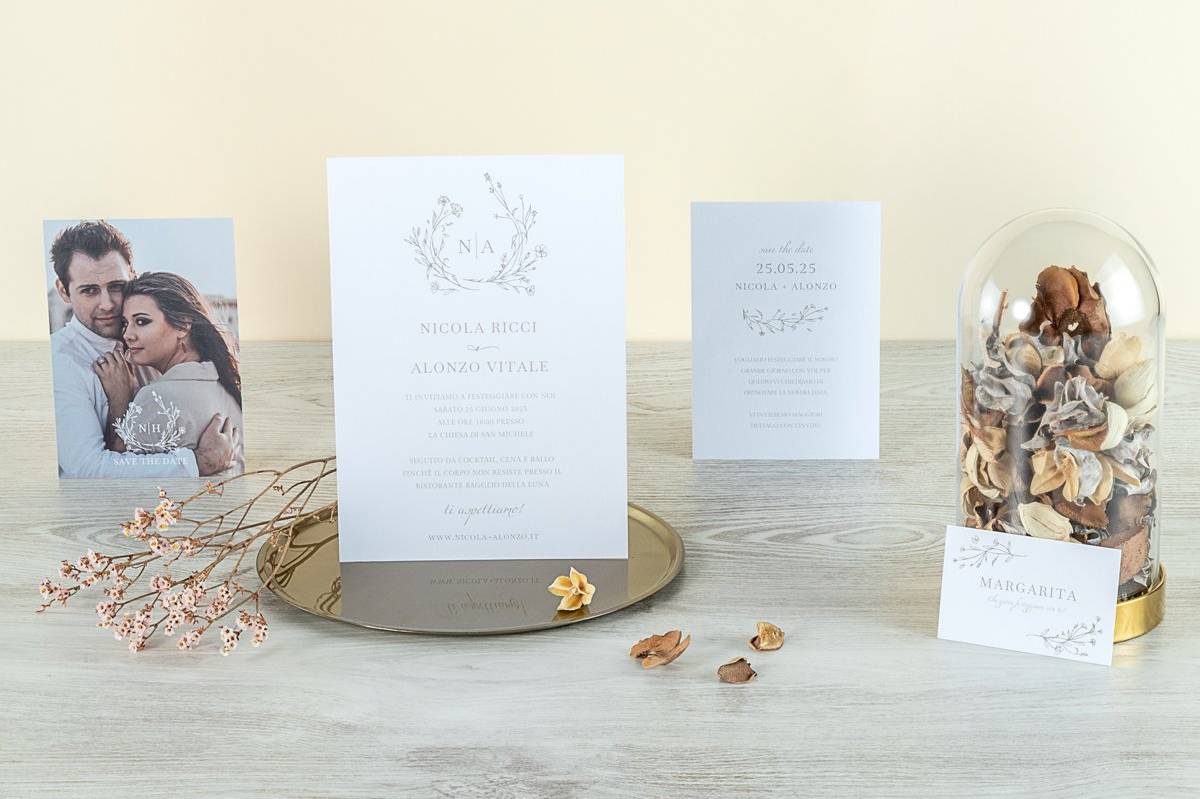 Stationery: idee originali Save The Date e partecipazioni di nozze