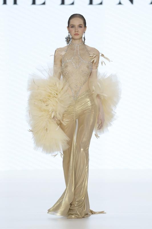 abito sposa oro