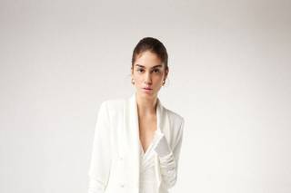 Abito da sposa seconde nozze con tailleur