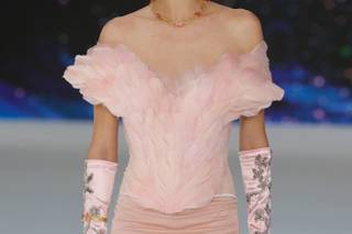 Abito da sposa alternativo rosa