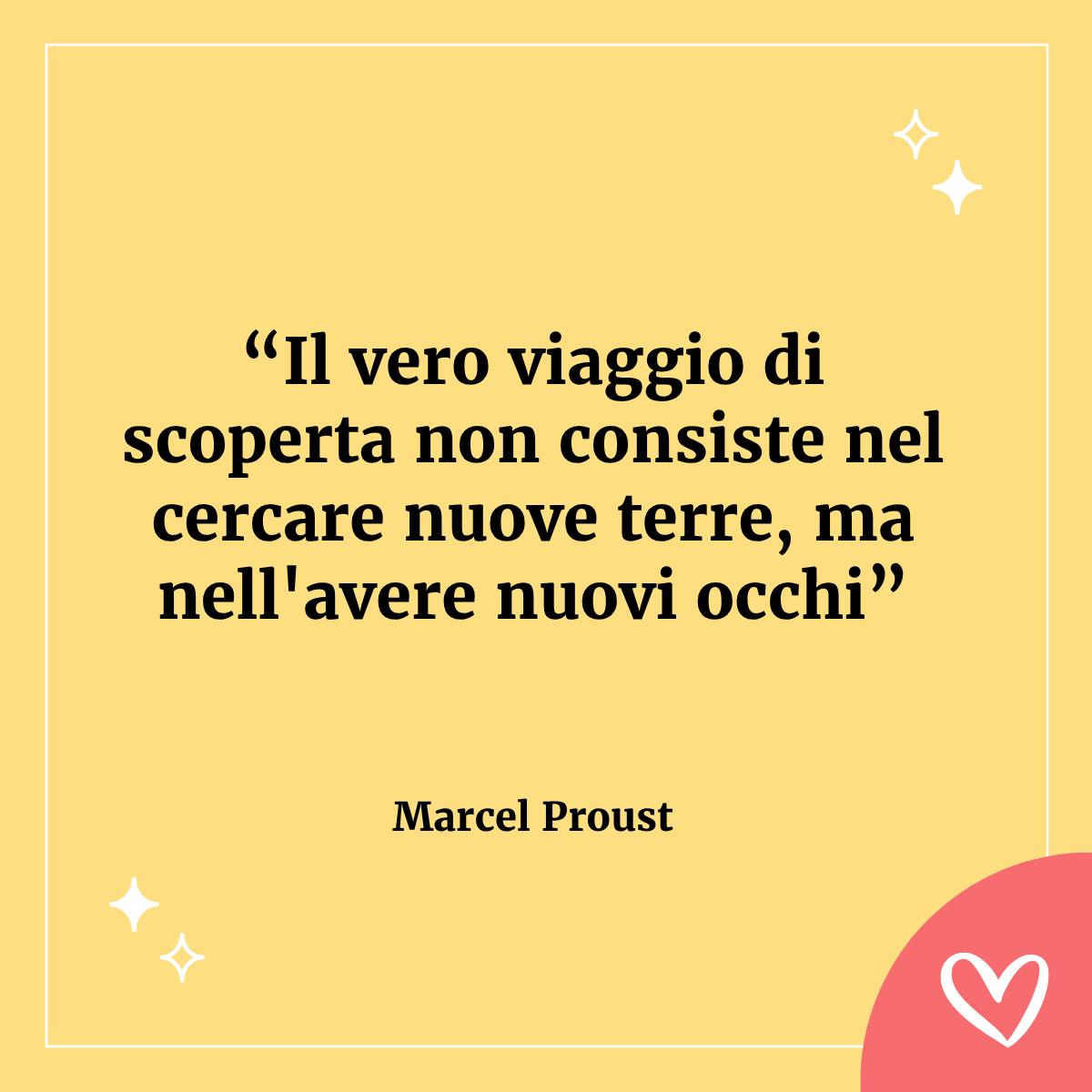 frase sui viaggi di Marcel Proust
