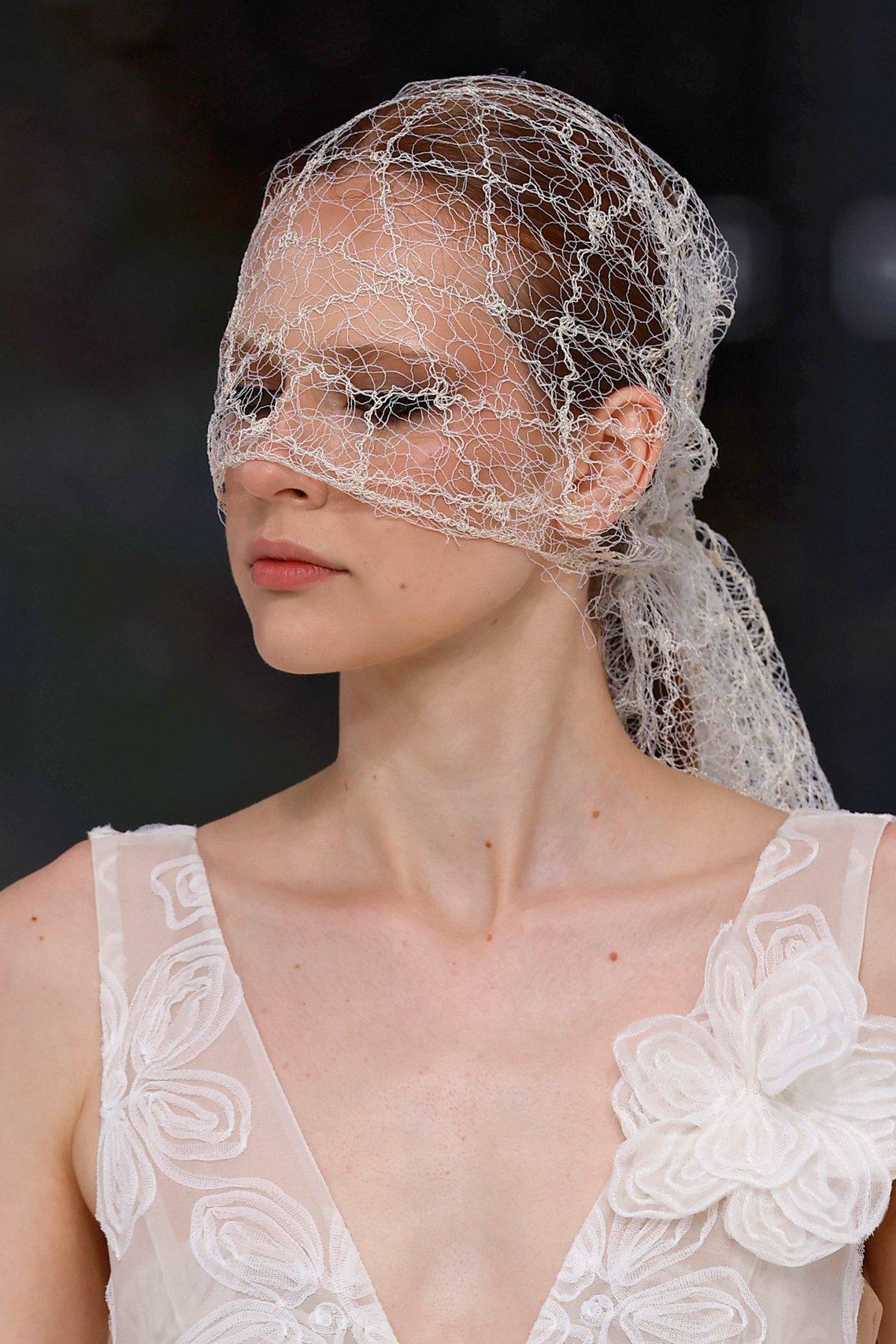 bandana sposa a rete- accessori per la sposa