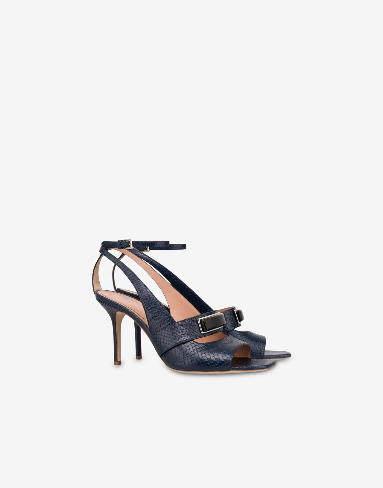 scarpe per matrimonio invitata nere sandalo