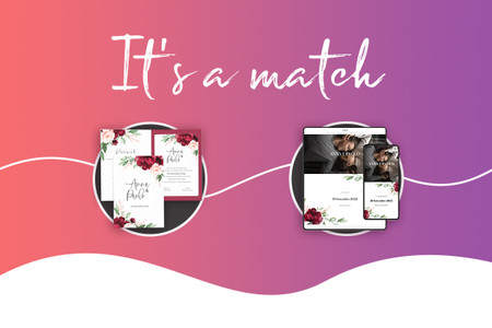 It's a match! 10 modi per personalizzare le partecipazioni e il sito del matrimonio