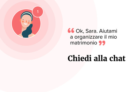 Okay Sara, aiutami a organizzare il mio matrimonio. Arriva la chat che ha la risposta a tutte le tue domande!