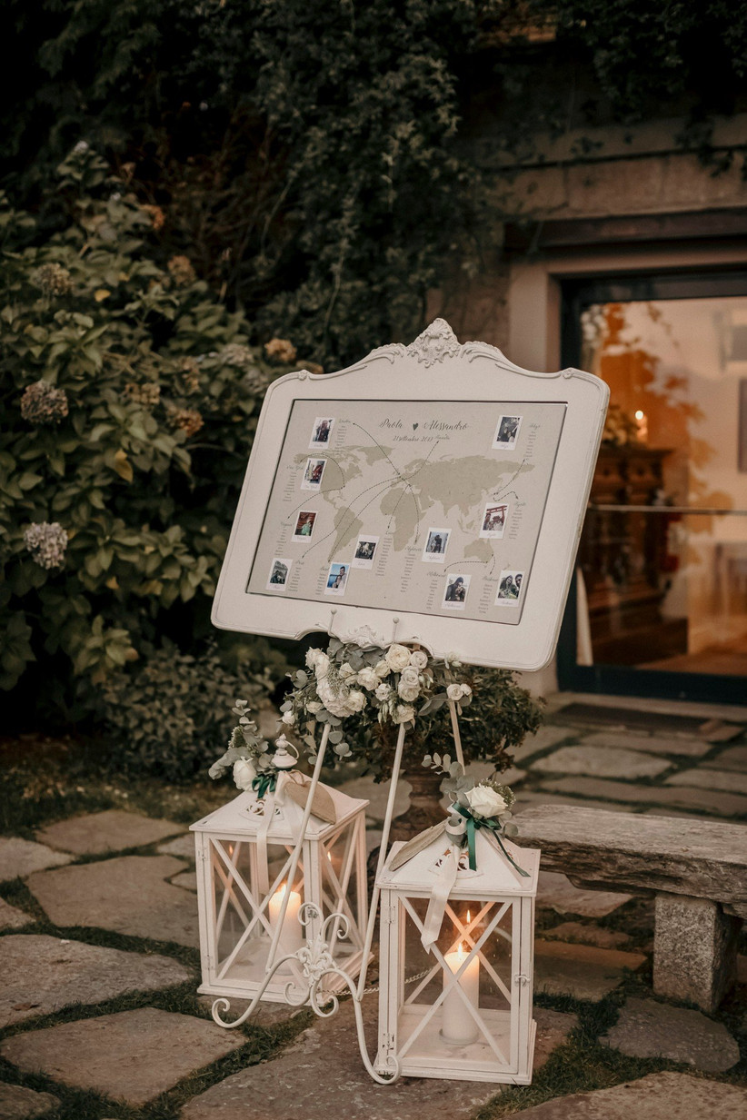 Tableau Mariage tema Viaggio. 1