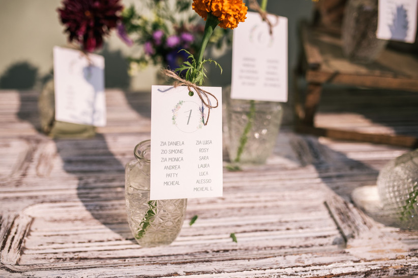 Tableau de mariage a tema fiori 3