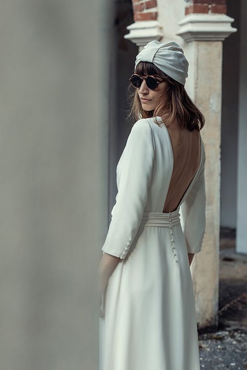 Robe Satie, coiffe Loulou & lunettes Shelter, Laure de Sagazan