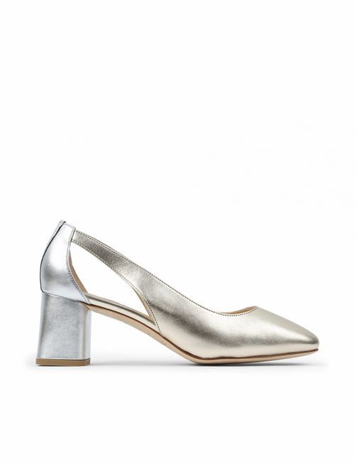 Terry pumps - Light gold and Silver, Repetto