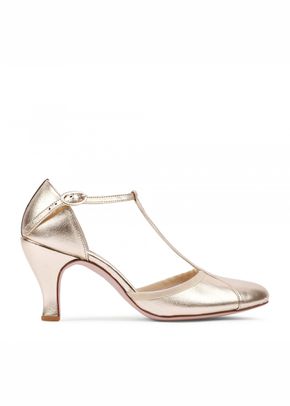 Baya t-straps - Light gold, Repetto