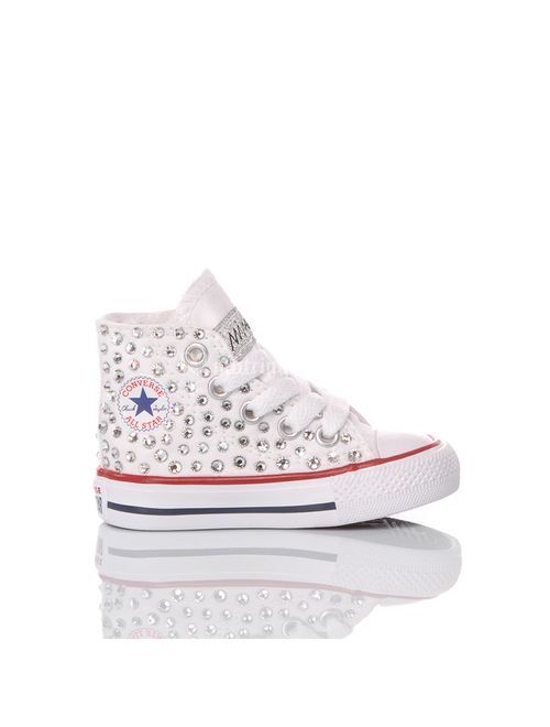 CONVERSE BABY SWAROVSKI WHITE, Mimanera