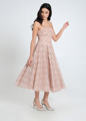 Abito Tulle Glitter Rosa, 1219